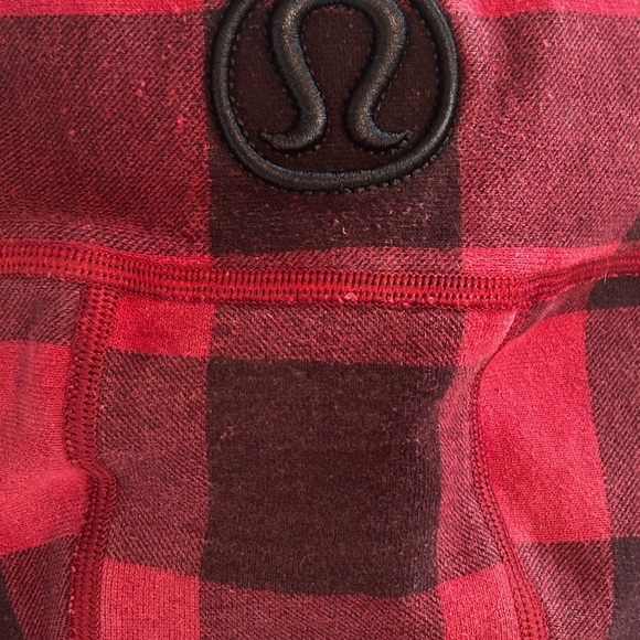 Flaw Lululemon Scuba Jacket Sz 4 Buffalo Check Lumberjacket - Picture 8 of 11